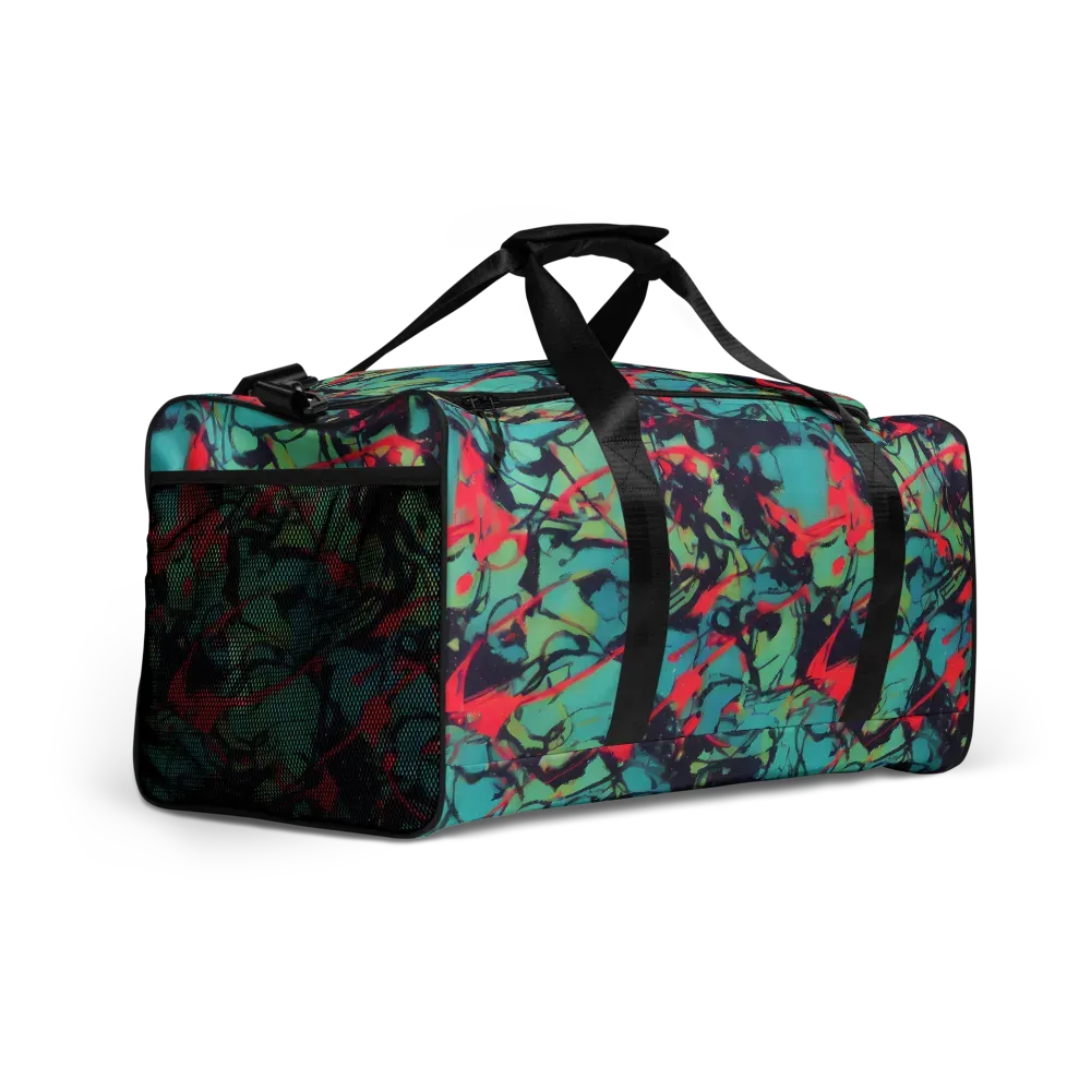 Ink Afterglow on Duffle Bag — Right Front