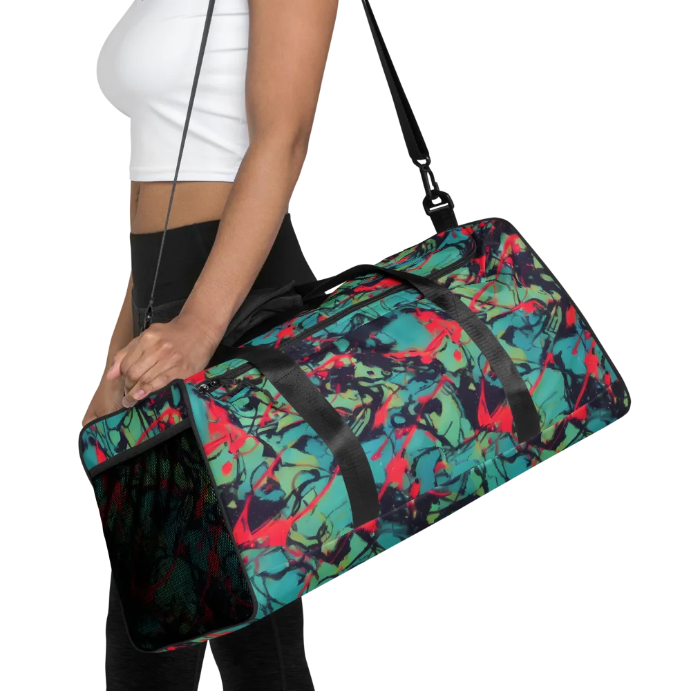 Ink Afterglow on Duffle Bag — Front