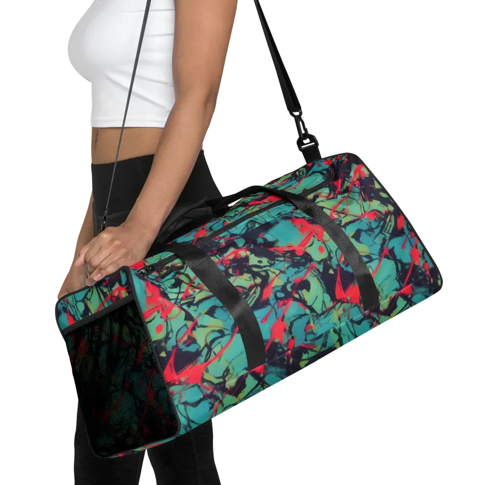 Ink Afterglow on Duffle Bag — Front