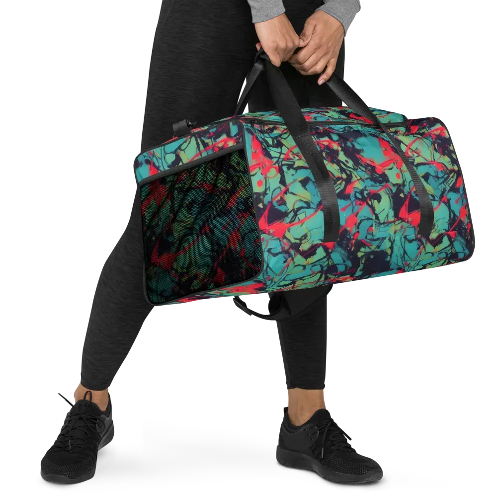 Ink Afterglow on Duffle Bag — Right Front