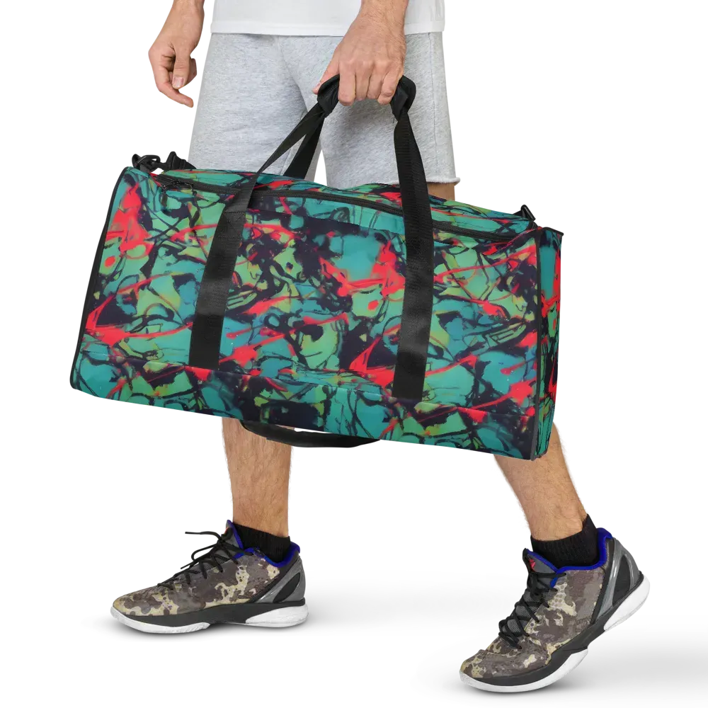 Ink Afterglow on Duffle Bag — Front