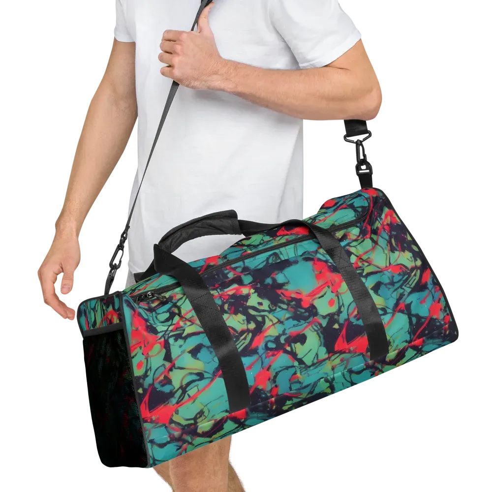 Ink Afterglow on Duffle Bag — Right Front