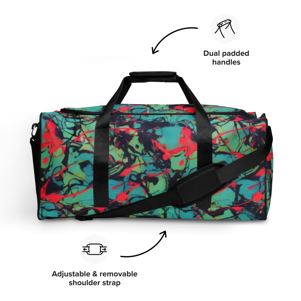 Ink Afterglow on Duffle Bag — Front