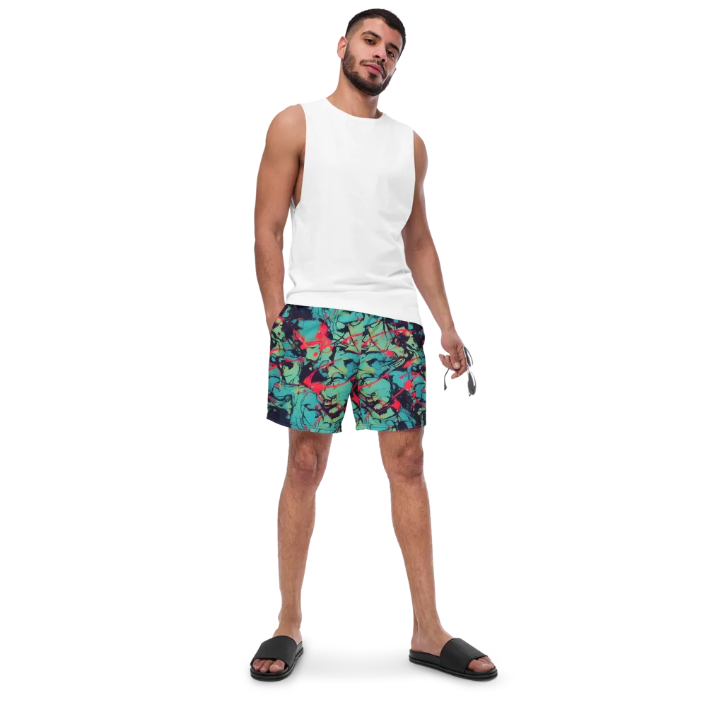 Ink Afterglow on Swim Trunks — Front