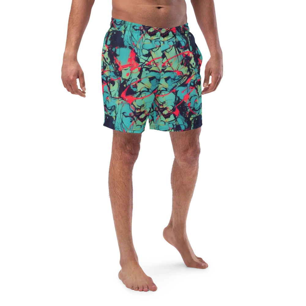 Ink Afterglow on Swim Trunks — Front