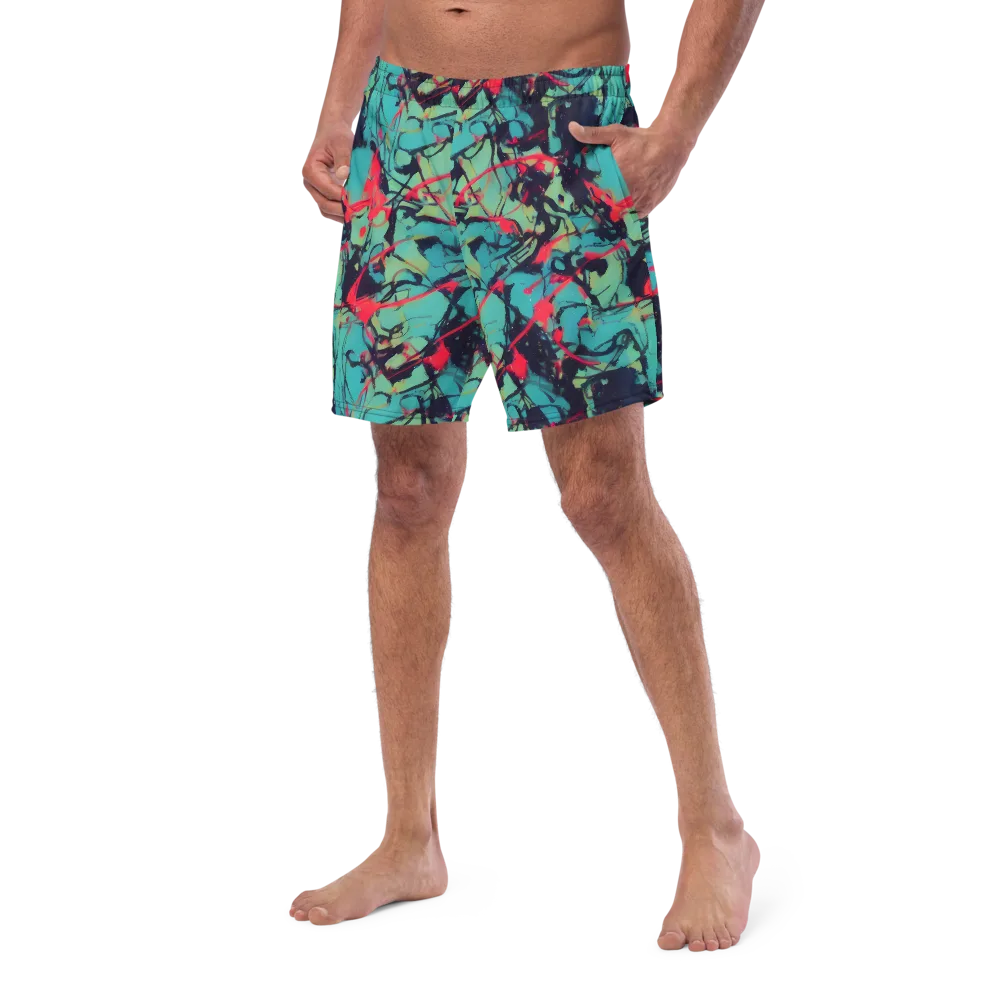 Ink Afterglow on Swim Trunks — Left Front