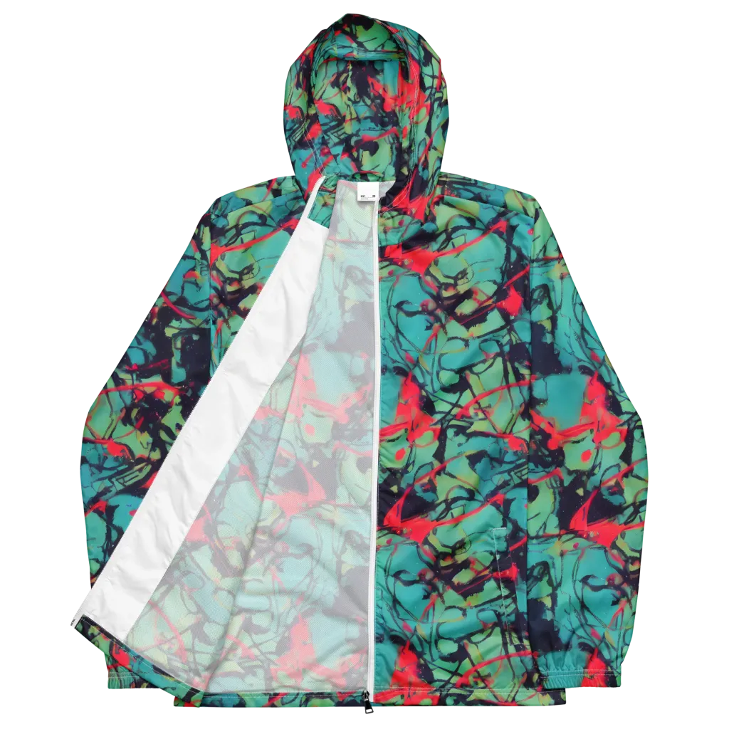 Ink Afterglow on Men's Windbreaker — Front