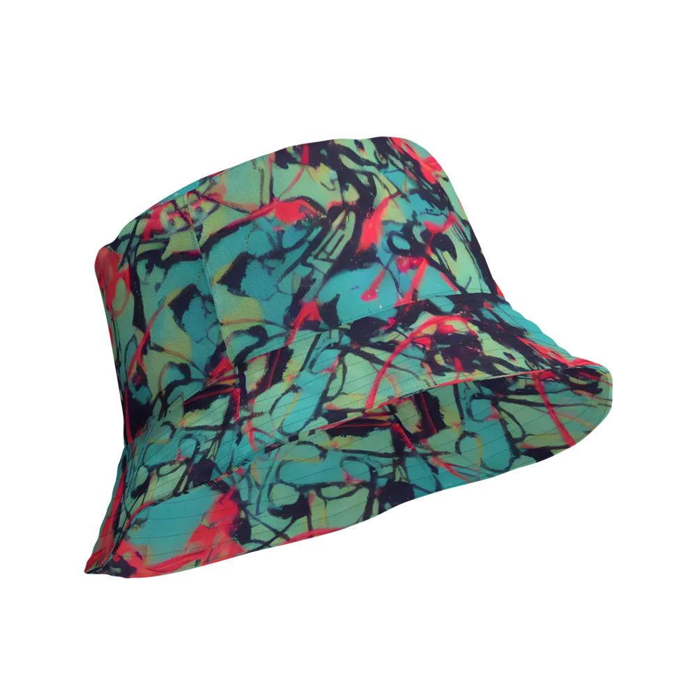 Ink Afterglow on Reversible Bucket Hat — Product details Outside