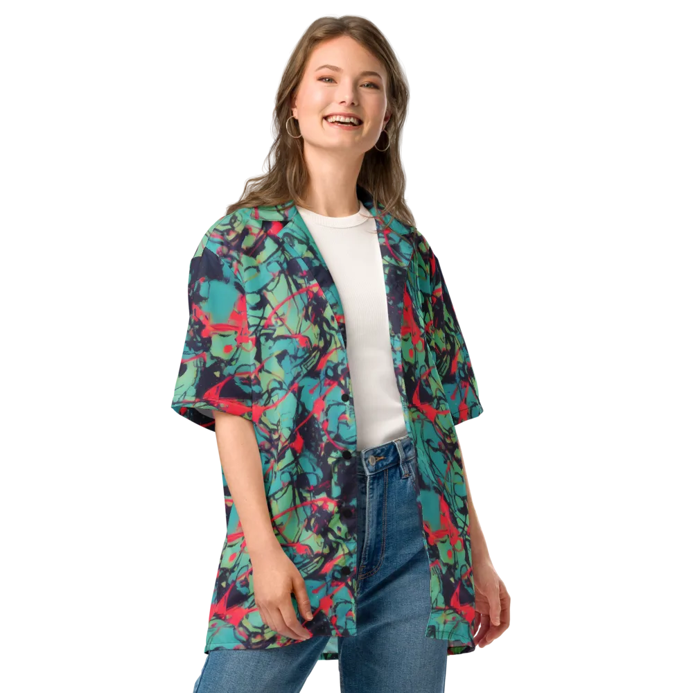Ink Afterglow on Button Shirt — Front