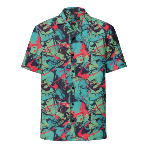 Ink Afterglow on a Button Shirt