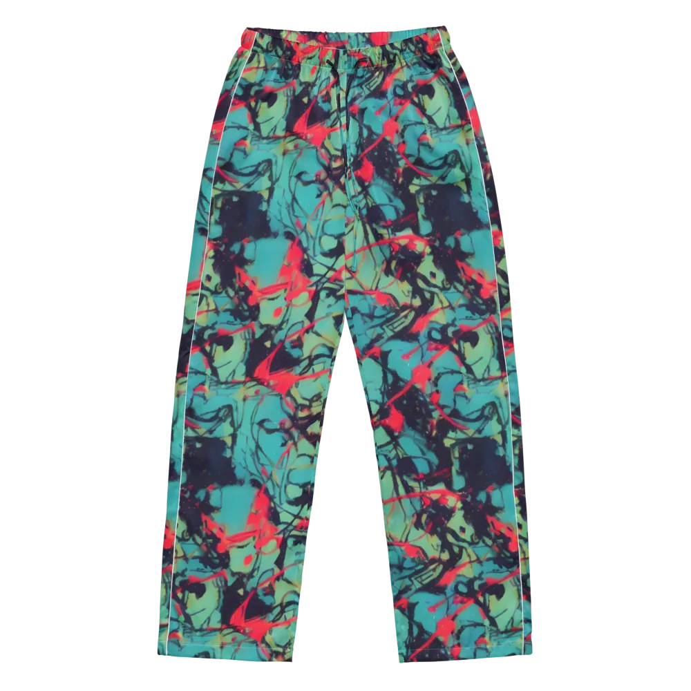 Ink Afterglow on Women's Pajama Pants — Front