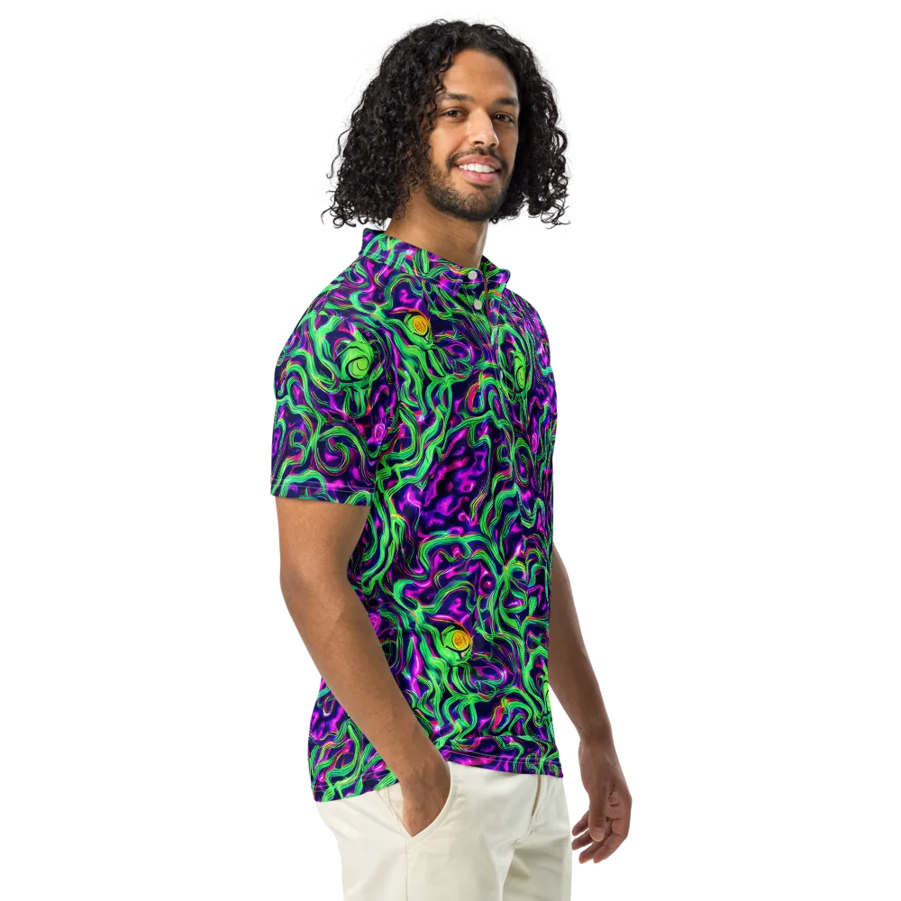 Hypercolor Grove on Men's Slim Fit Polo Shirt — Right Front