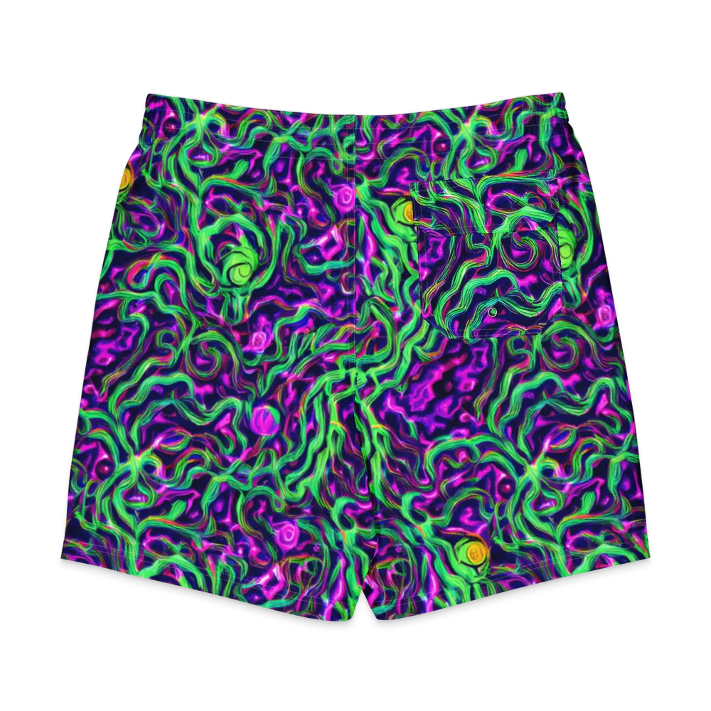 Hypercolor Grove on Men's Board Shorts — Back