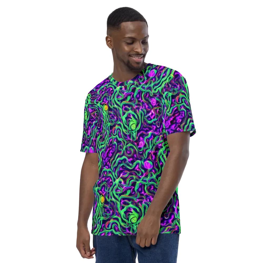 Hypercolor Grove on Men's Crew Neck T-Shirt — Left