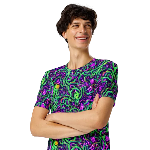 Hypercolor Grove on a Men's Crew Neck T-Shirt