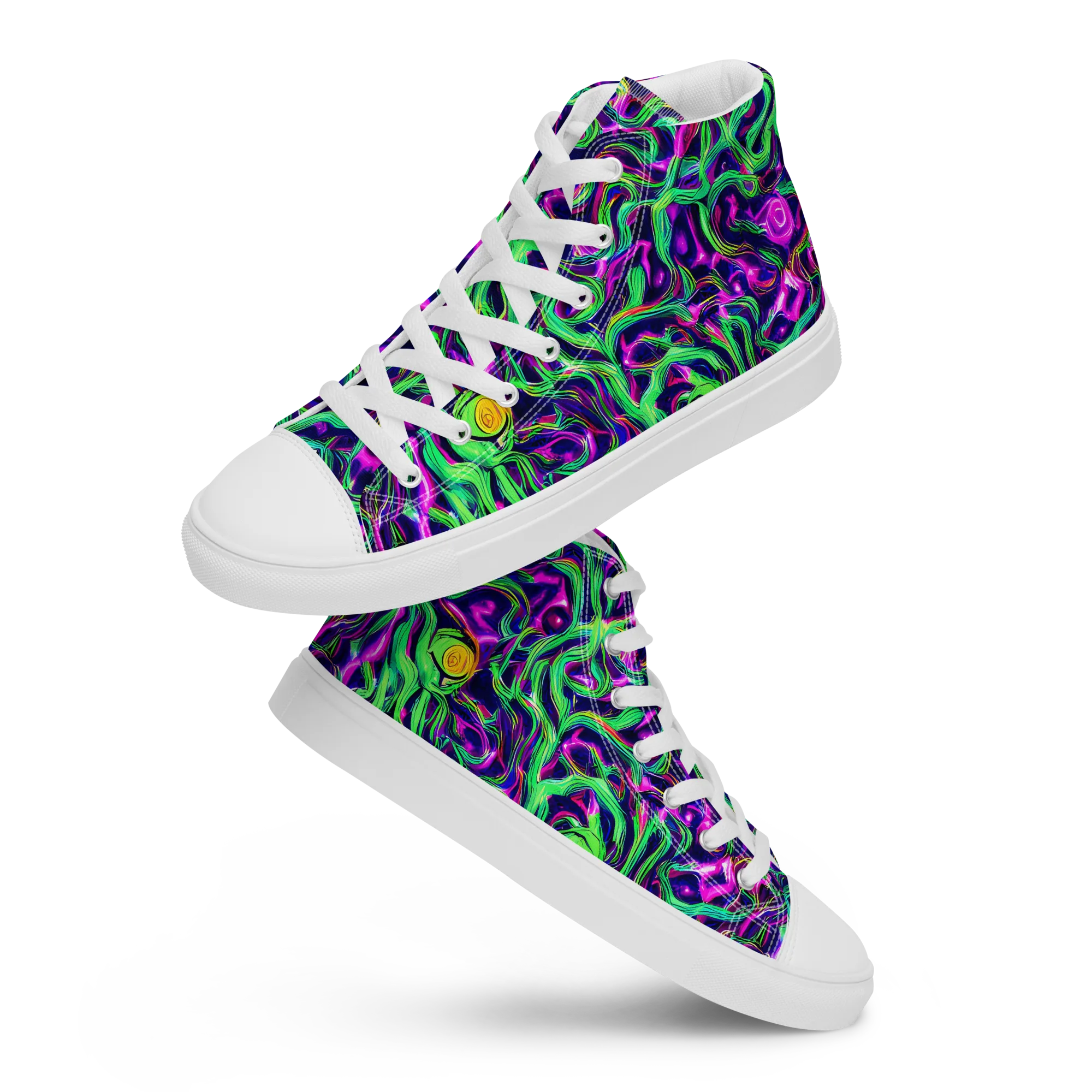 Hypercolor Grove on Men's High Top Canvas Shoes — Front