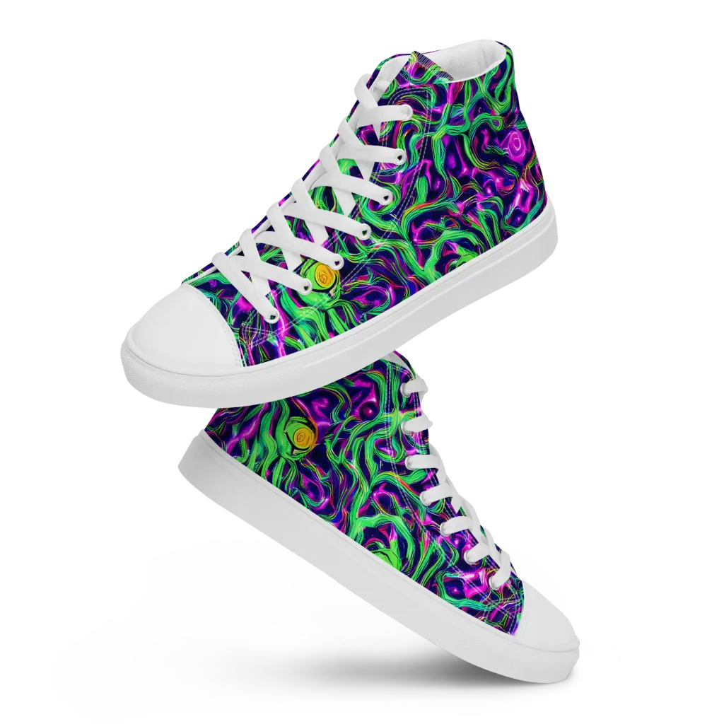 Hypercolor Grove on Men's High Top Canvas Shoes — Front
