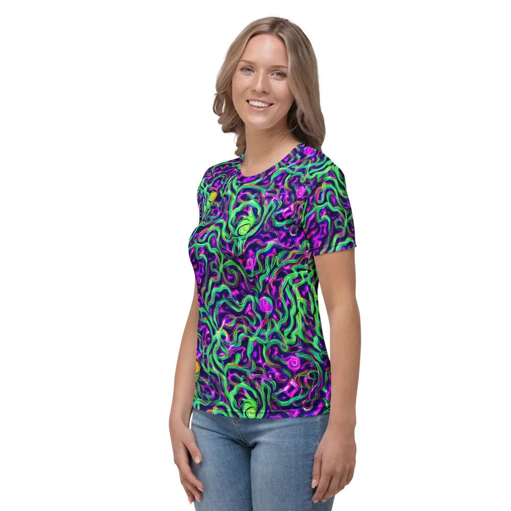 Hypercolor Grove on Women's Crew Neck T-Shirt — Left