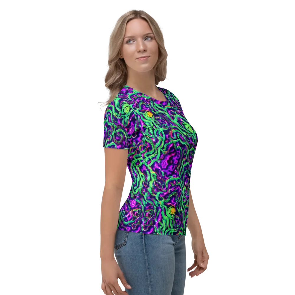 Hypercolor Grove on Women's Crew Neck T-Shirt — Right