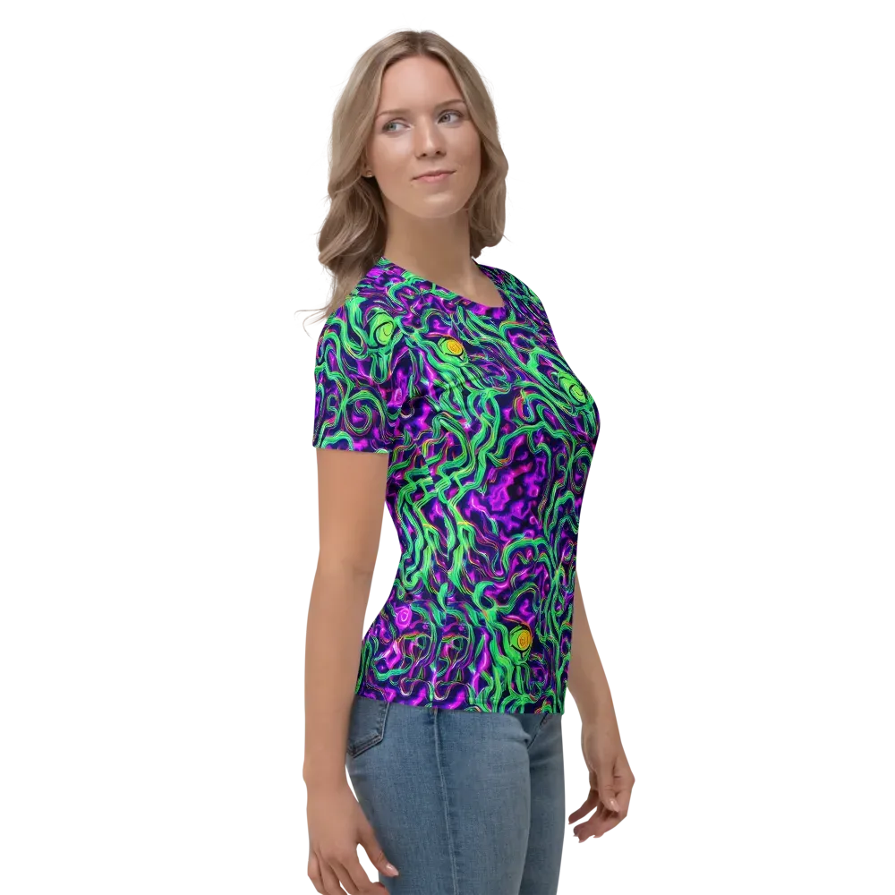 Hypercolor Grove on Women's Crew Neck T-Shirt — Right