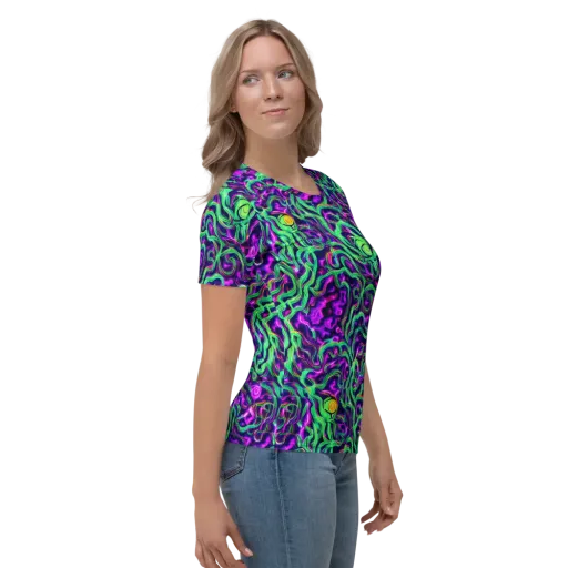 Hypercolor Grove on a Women's Crew Neck T-Shirt