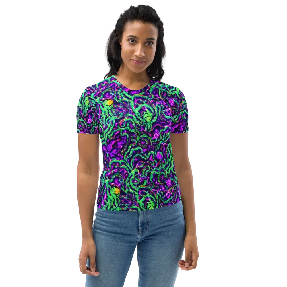 Hypercolor Grove on Women's Crew Neck T-Shirt — Front