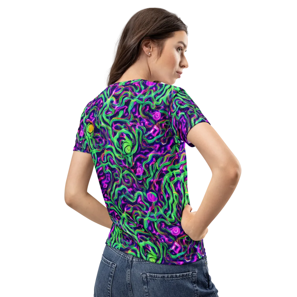 Hypercolor Grove on Women's Crew Neck T-Shirt — Back