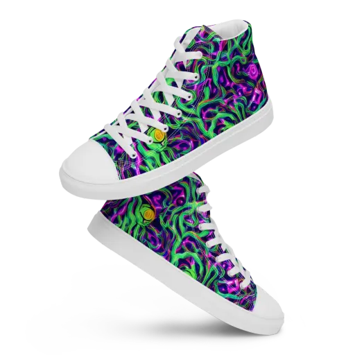 Hypercolor Grove on a Women's High Top Canvas Shoes