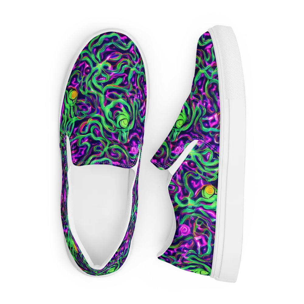 Hypercolor Grove on Men's Slip-On Canvas Shoes — Front