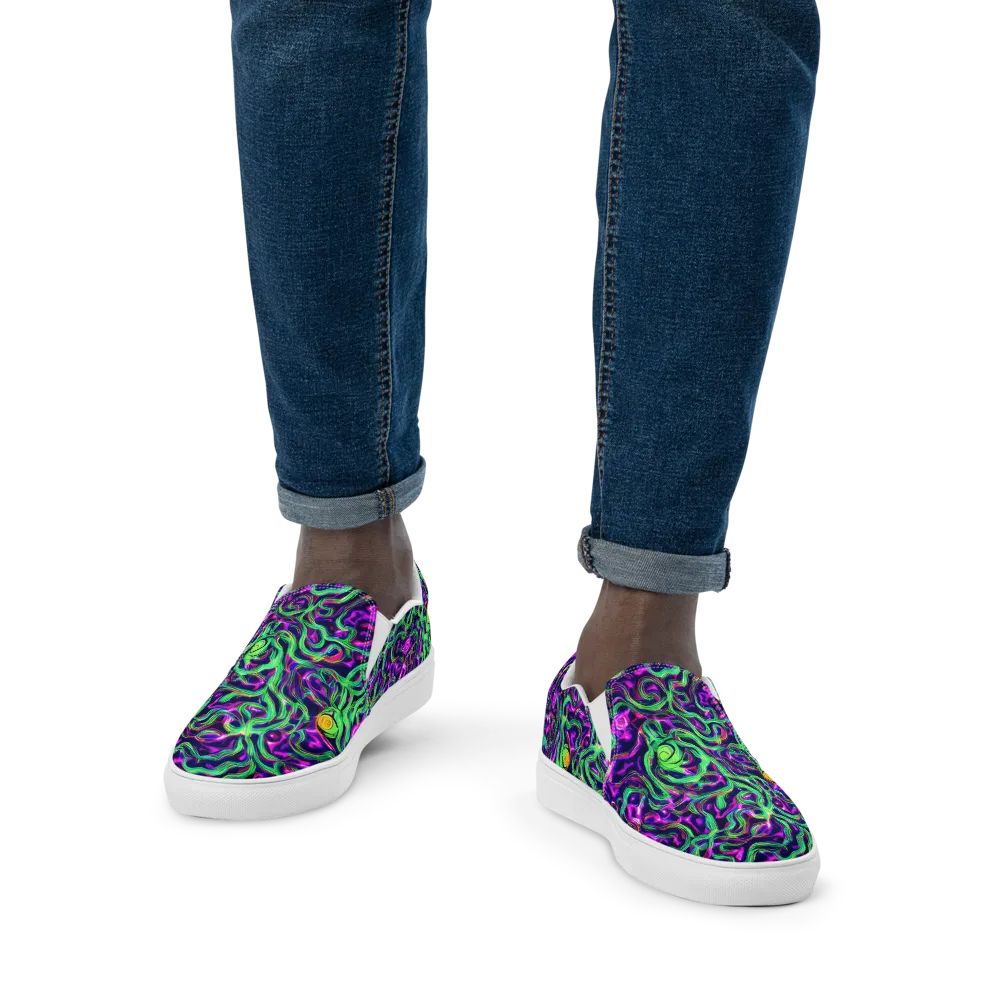 Hypercolor Grove on Men's Slip-On Canvas Shoes — Front