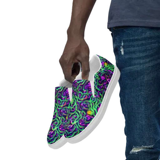 Hypercolor Grove on a Men's Slip-On Canvas Shoes