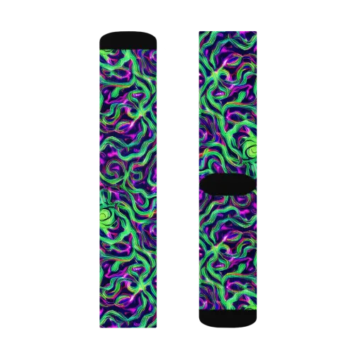 Hypercolor Grove on a Socks