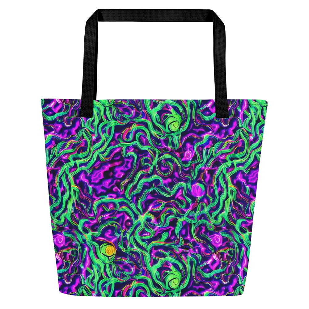 Hypercolor Grove on Large Tote Bag W/ Pocket — Front