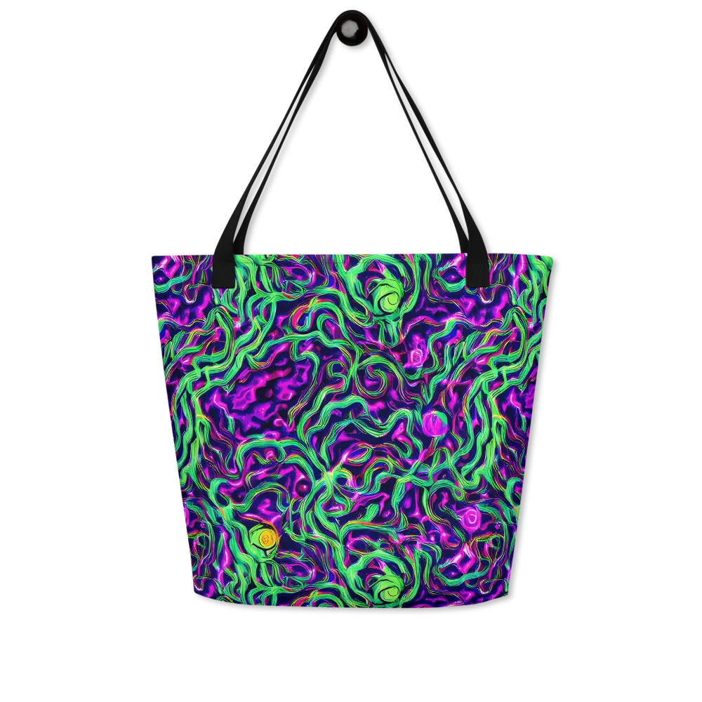 Hypercolor Grove on Large Tote Bag W/ Pocket — Front