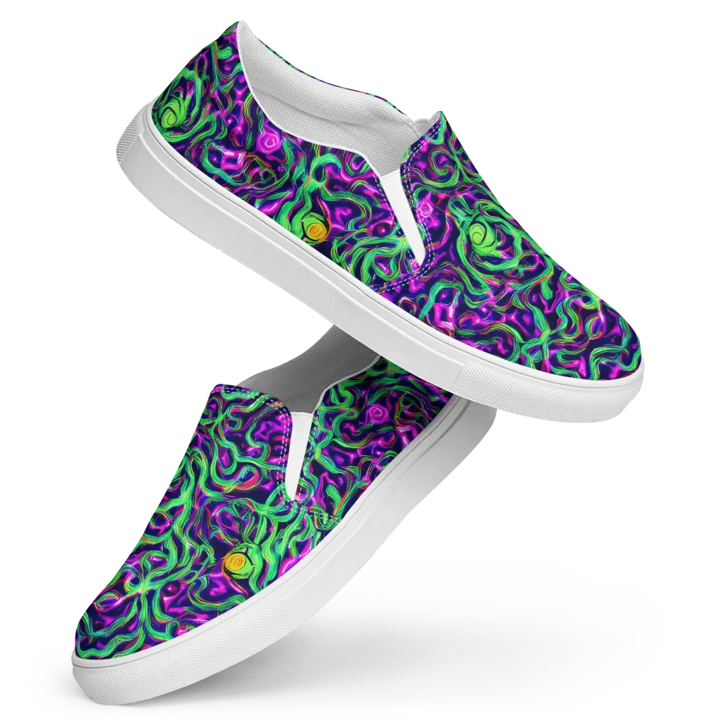 Hypercolor Grove on Women's Slip-On Canvas Shoes — Front