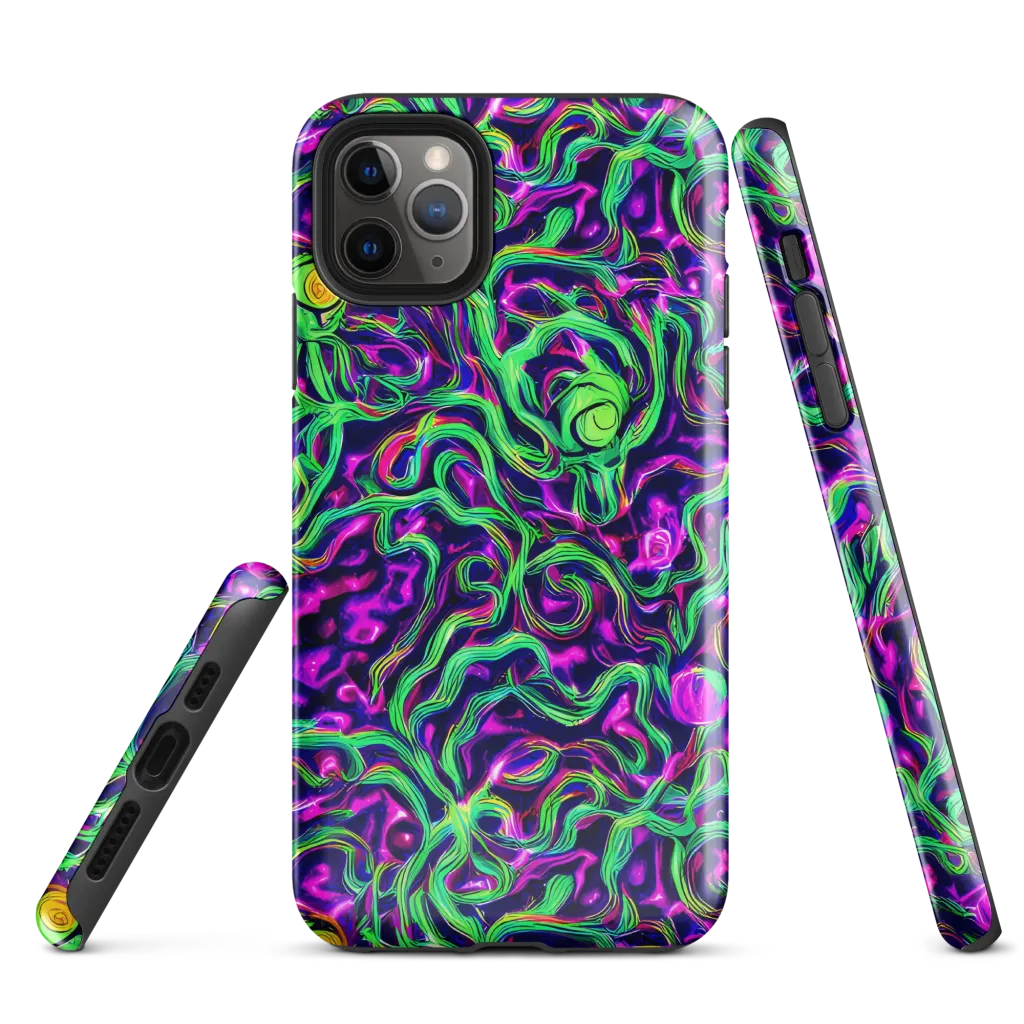 Hypercolor Grove on Tough Case for iPhone® — Front