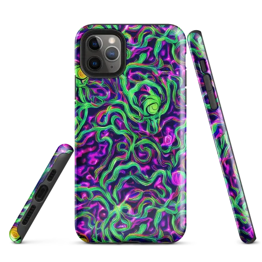 Hypercolor Grove on a Tough Case for iPhone®