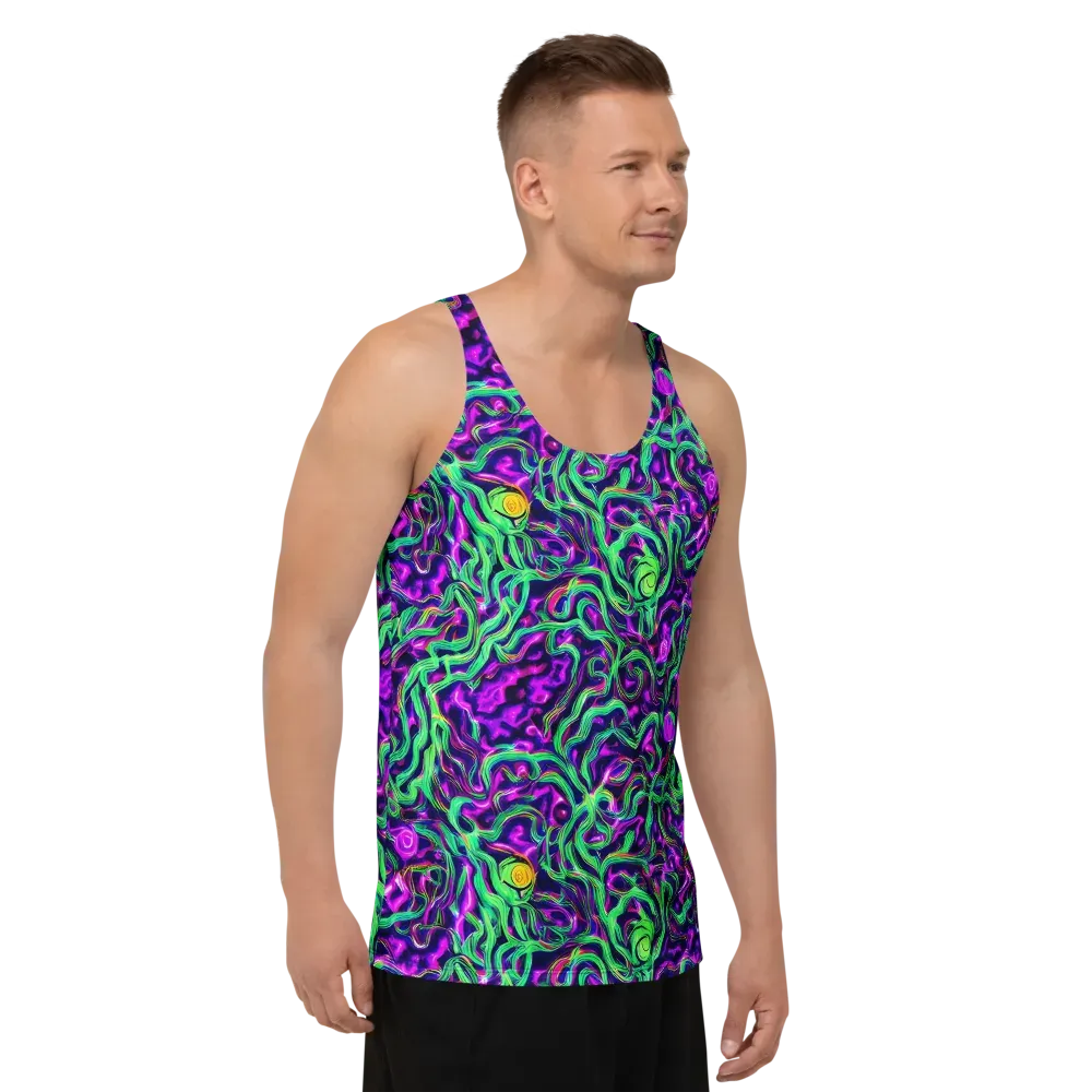 Hypercolor Grove on Men's Tank Top — Right Front