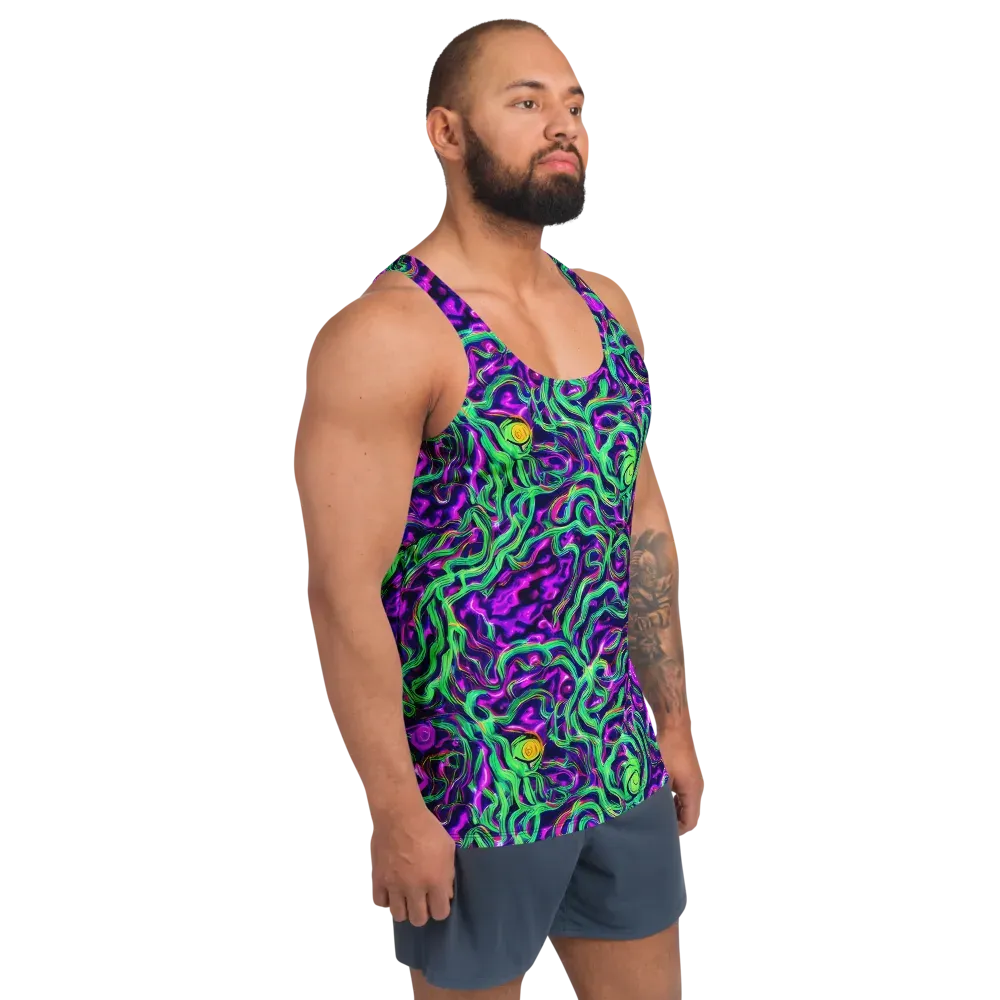 Hypercolor Grove on Men's Tank Top — Right Front