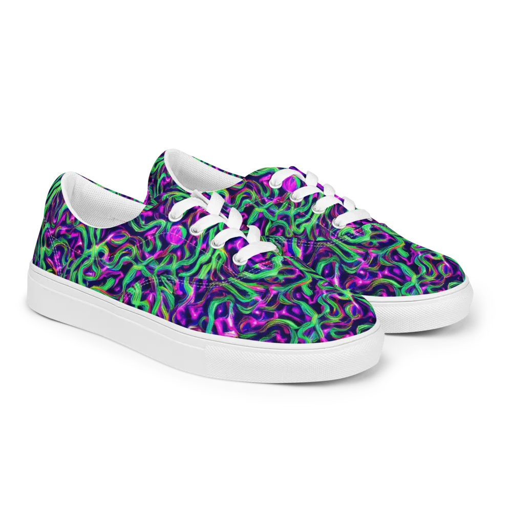 Hypercolor Grove on Men's Lace-Up Canvas Shoes — Right Front