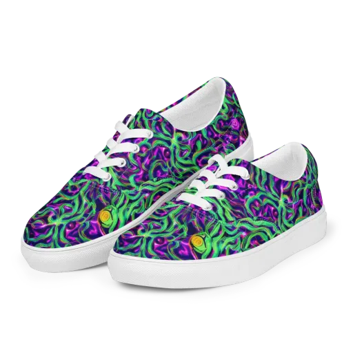 Hypercolor Grove on a Men's Lace-Up Canvas Shoes