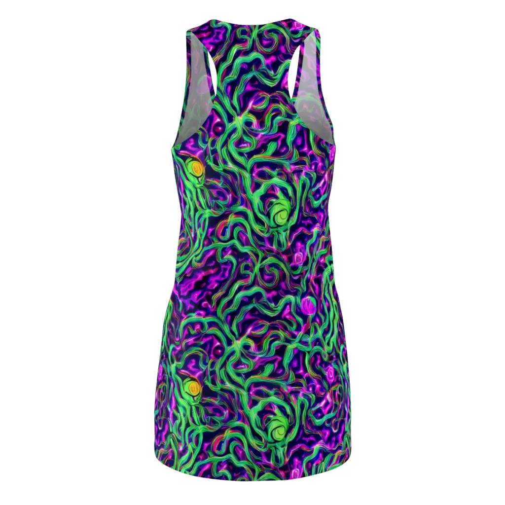 Hypercolor Grove on Racerback Dress — Back