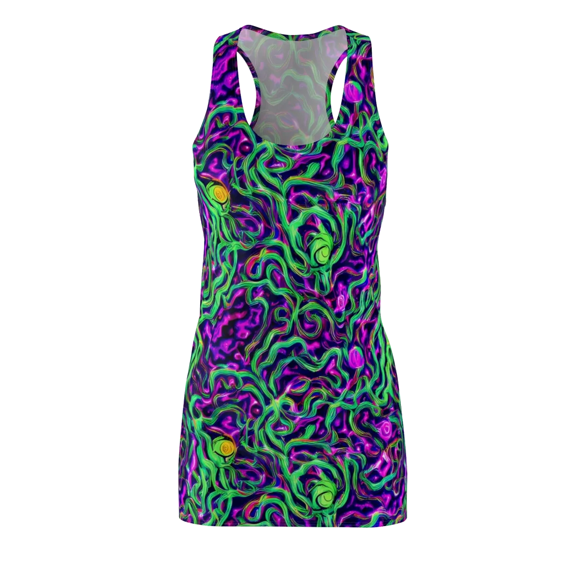 Hypercolor Grove on Racerback Dress — Front
