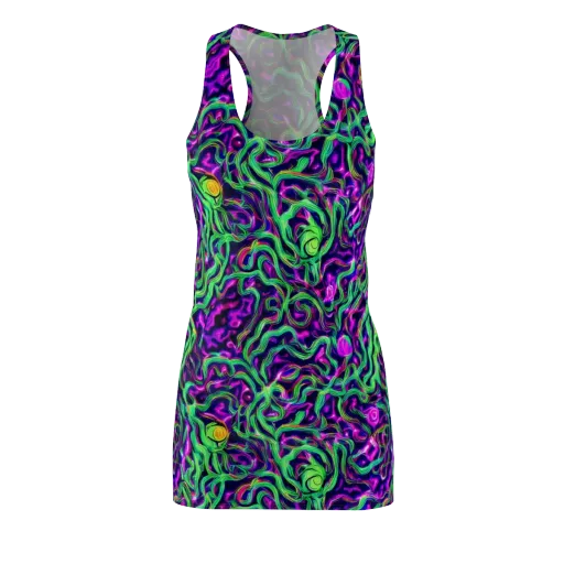 Hypercolor Grove on a Racerback Dress