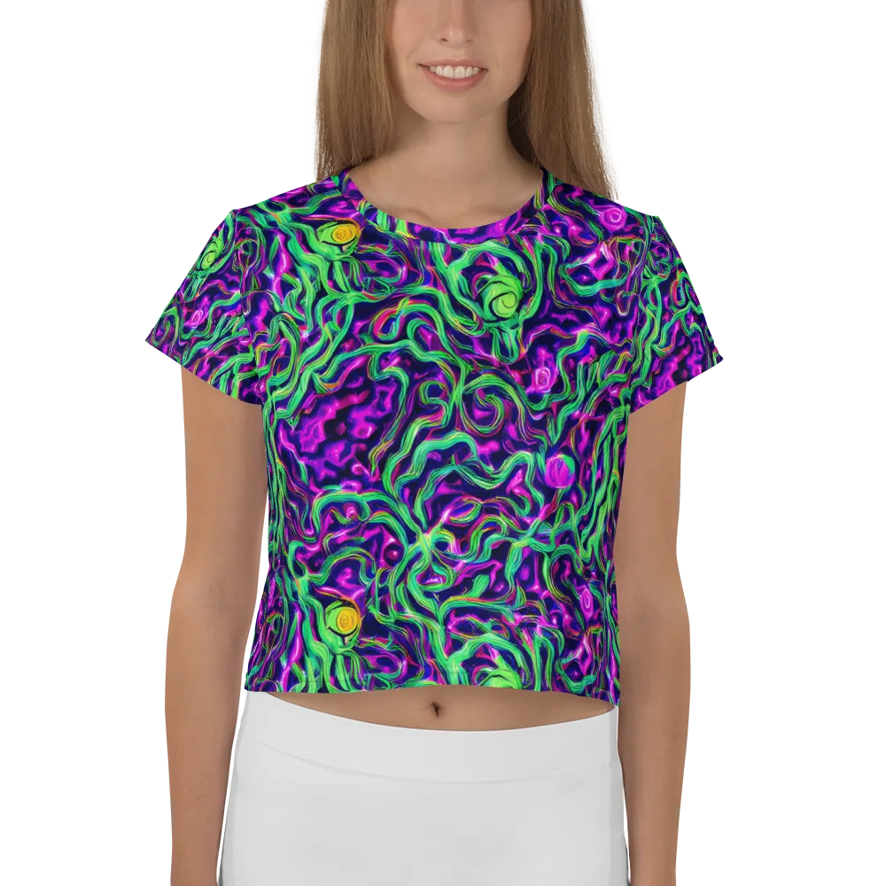 Hypercolor Grove on Crop Tee — Front