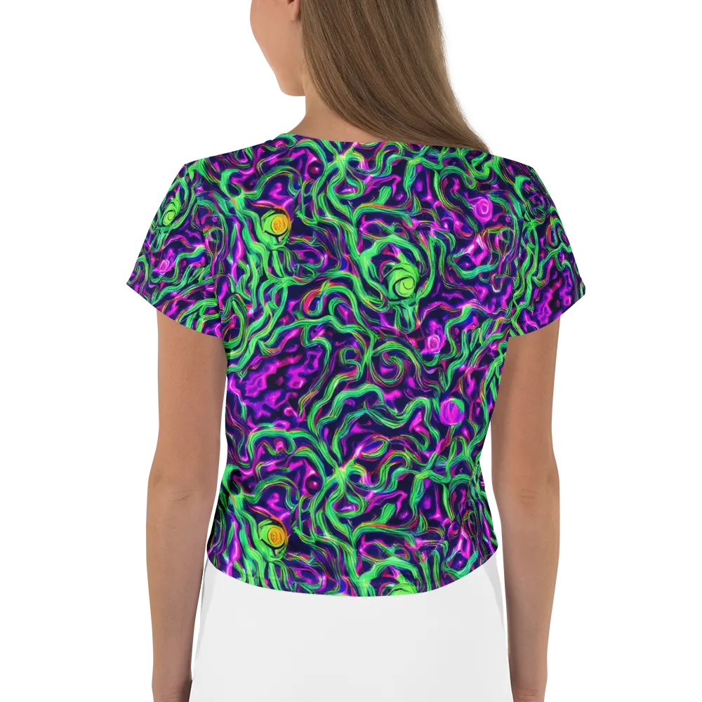 Hypercolor Grove on Crop Tee — Back