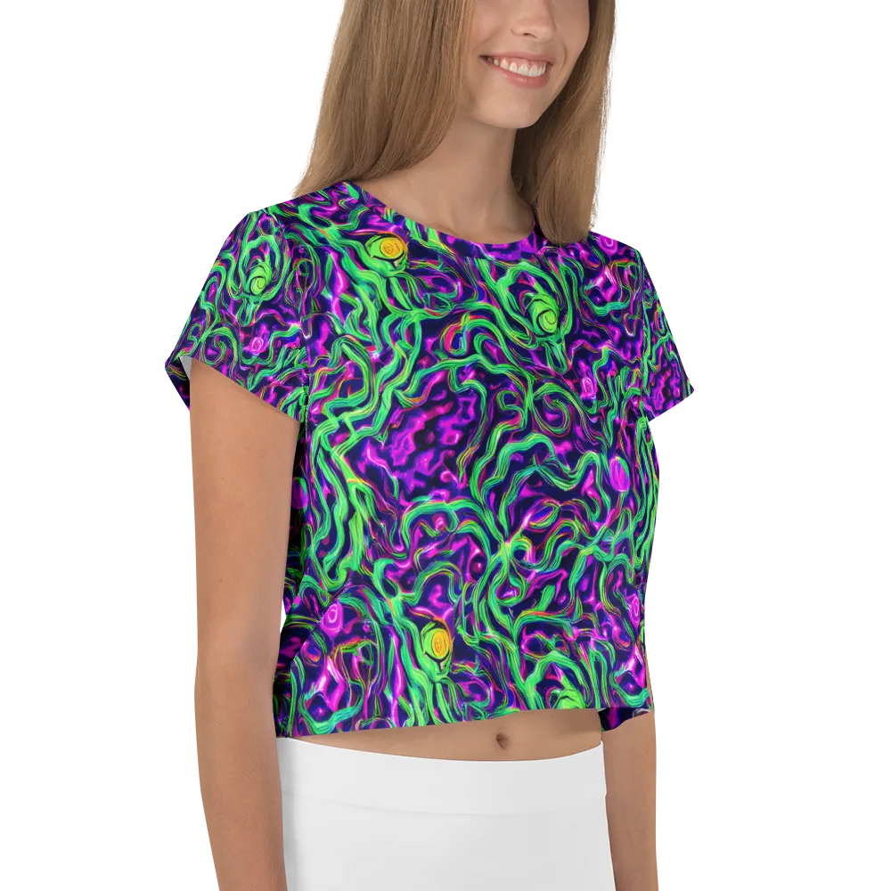 Hypercolor Grove on Crop Tee — Right