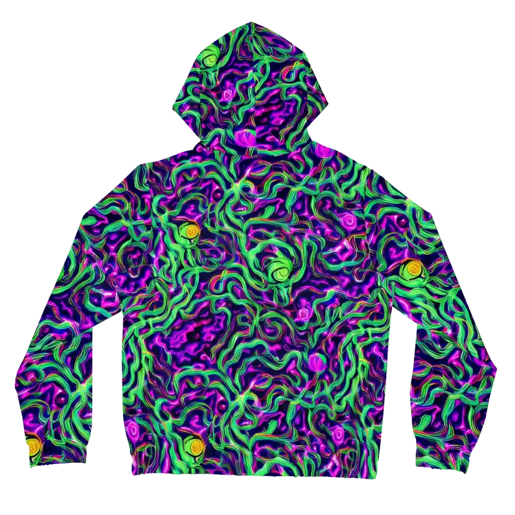 Hypercolor Grove on Women's Full-Zip Hoodie — Back