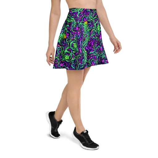 Hypercolor Grove on a Skater Skirt
