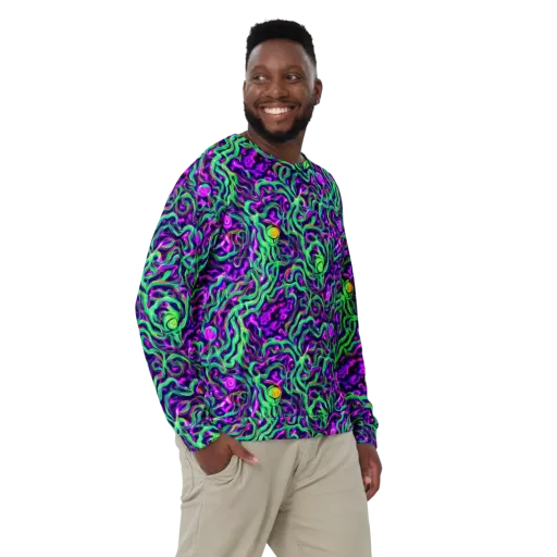Hypercolor Grove on a Sweatshirt